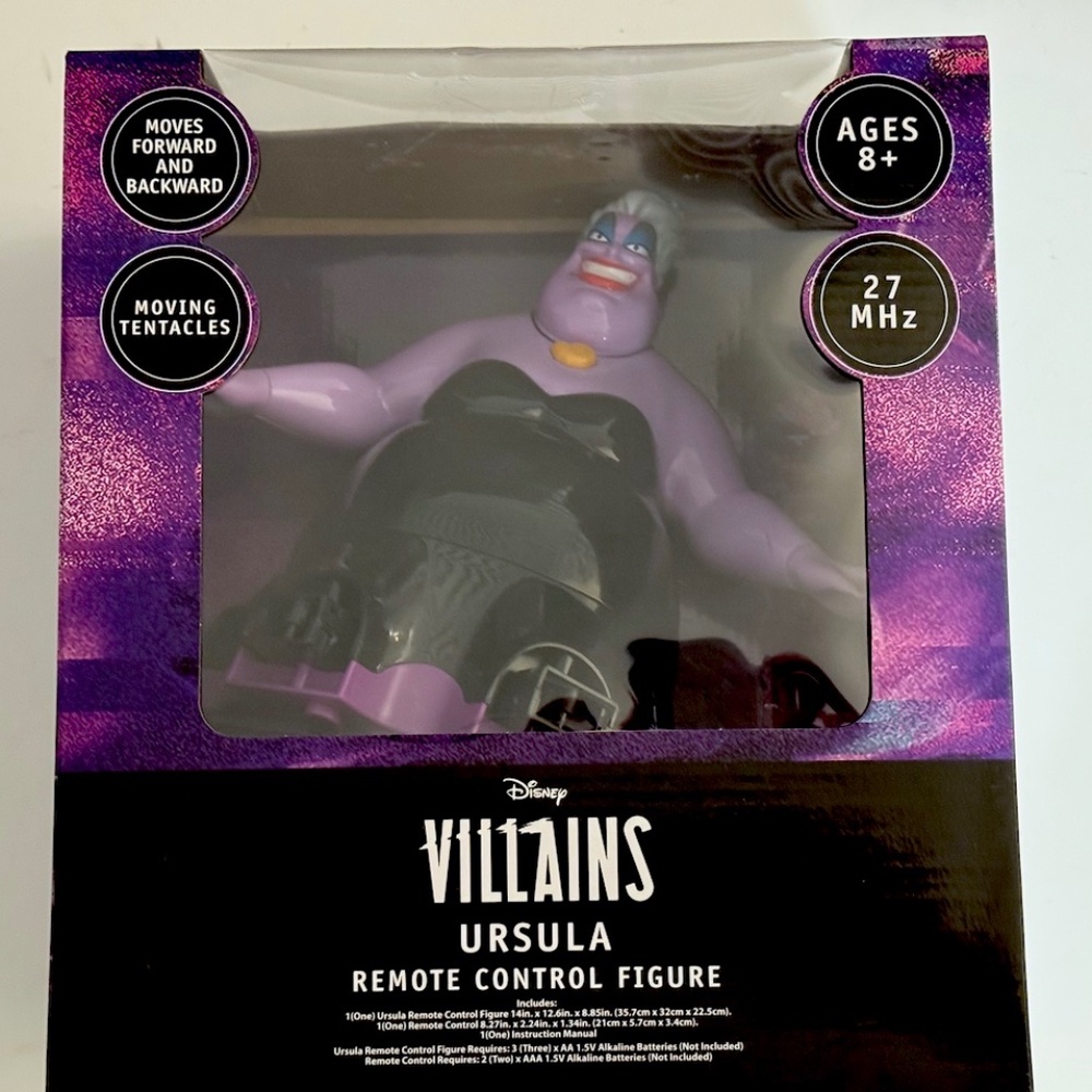 Disney Villains Ursula Remote Control Figure -- NEW